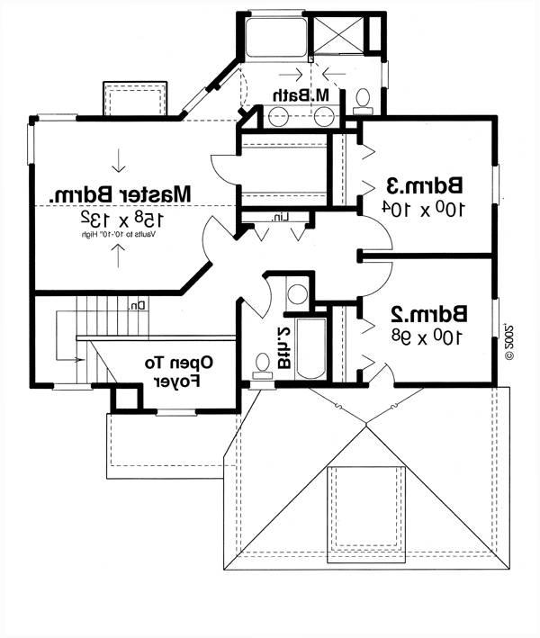 Second Floor image of Highlands House Plan